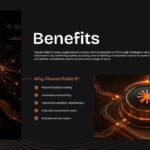 Claude Fable 5 Template - Key features slide to highlight your AI product's core strengths