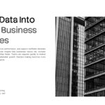 Data Analysis Template - Business strategies slide to explain data transformation into actionable insights