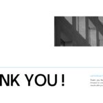 Data Analysis Template - Thank you slide to close presentations with collaboration and growth messaging