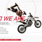 ESPN About Section - Who We Are with motocross action photo