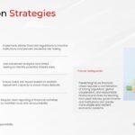 Financial Crisis Prevention Strategies Slide - Four numbered safeguards with illustrated shield graphic and resilience callout