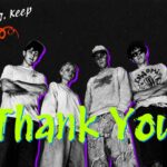 Graffiti Style Template - Thank You closing slide with neon title and motivational keep learning tagline
