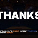 Knicks Parade Template - Thank you slide to conclude championship presentations with inspirational message