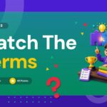 Learning Quiz Match the Terms Round Template - Round 03 section divider with 3D puzzle character and score badges