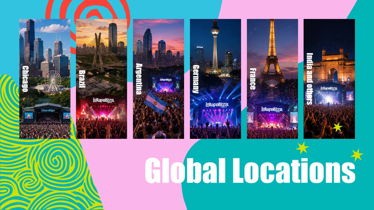Lollapalooza Genres - music diversity with performer images