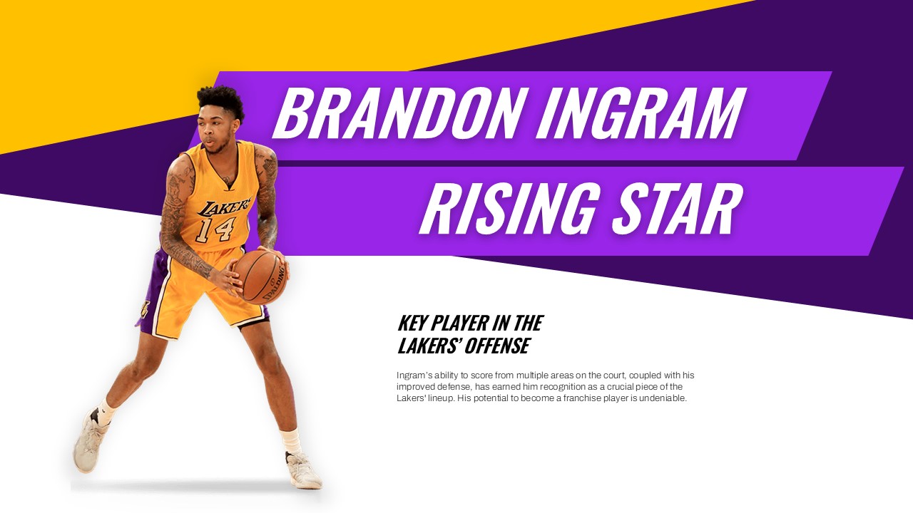 Lakers Template - Rising star slide to feature Brandon Ingram as emerging talent and key player