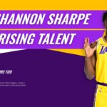 Lakers Template - Future talent slide to highlight Shannon Sharpe as promising Lakers player