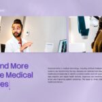 Medical Health Template - Medical imaging consultation demonstrating faster diagnostic technology achievements