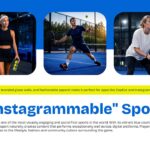 Padel Sport Template - Social media marketing slide highlighting padel's Instagram-worthy visual appeal