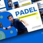 Padel Sport Template - Complete presentation template showcasing 11 slides about padel tennis sport phenomenon