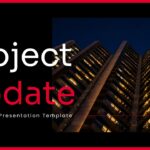 Project Update Template - Executive summary slide to report project status and completion metrics
