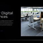 Samsung Case Study Template - Corporate culture slide to showcase workplace environment and company innovation approach