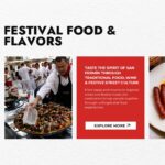 San Fermin Festival Template - Culinary slide to present authentic Spanish cuisine and local food traditions