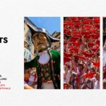 San Fermin Festival Template - Gallery slide to highlight iconic festival moments and traditional celebrations
