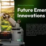 Smart Farming Template - Future innovations slide featuring agricultural robotics and emerging technologies