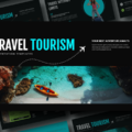 Travel Tourism Google Slides & PowerPoint Template - 11-slide deck for travel agency and tourism presentations