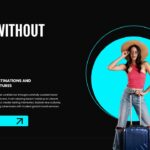 Travel Tourism Template - Brand positioning slide to inspire audiences and highlight destination categories