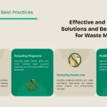 Waste Management Template - Conclusion slide to summarize key waste management takeaways and 3Rs principles
