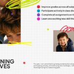 Back to School Goals - academic objectives with student photos