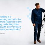 Apptronik Robot Park Continuous Learning Cycle Template - Five-stage AI process flow from real tasks to deployment