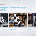Apptronik Human-Centered Design Template - Collaboration features slide with four-benefit list and workplace photography