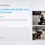 Apptronik Robot Park Platform Advantages Template - Closing summary slide with dual flanking robots and strategic vision content