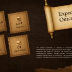Archaeological Excavation Project Proposal - expected outcomes slide to showcase key project deliverables and metrics