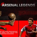 Arsenal Template - Manager profile slide to present Mikel Arteta's role and impact at the club