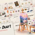 Art and Craft theme presentation template