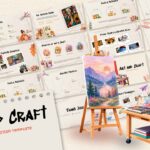 Art and Craft theme presentation template
