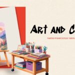Art and Craft Template – table of contents slide to outline 8 sections of your presentation
