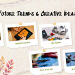 Art and Craft Template – thank you slide to close your presentation with contact details