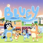 Bluey Cartoon Template - Overview slide showing all presentation slides at a glance