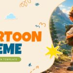 Cartoon Theme Template - Preview all 11 slides in this fun, child-friendly presentation set