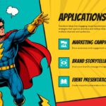 Comic Art Style Template - contact us slide