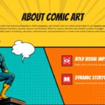 Comic Art Style Template - key characteristics features slide