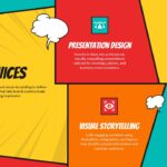 Comic Art Style Template - process workflow slide