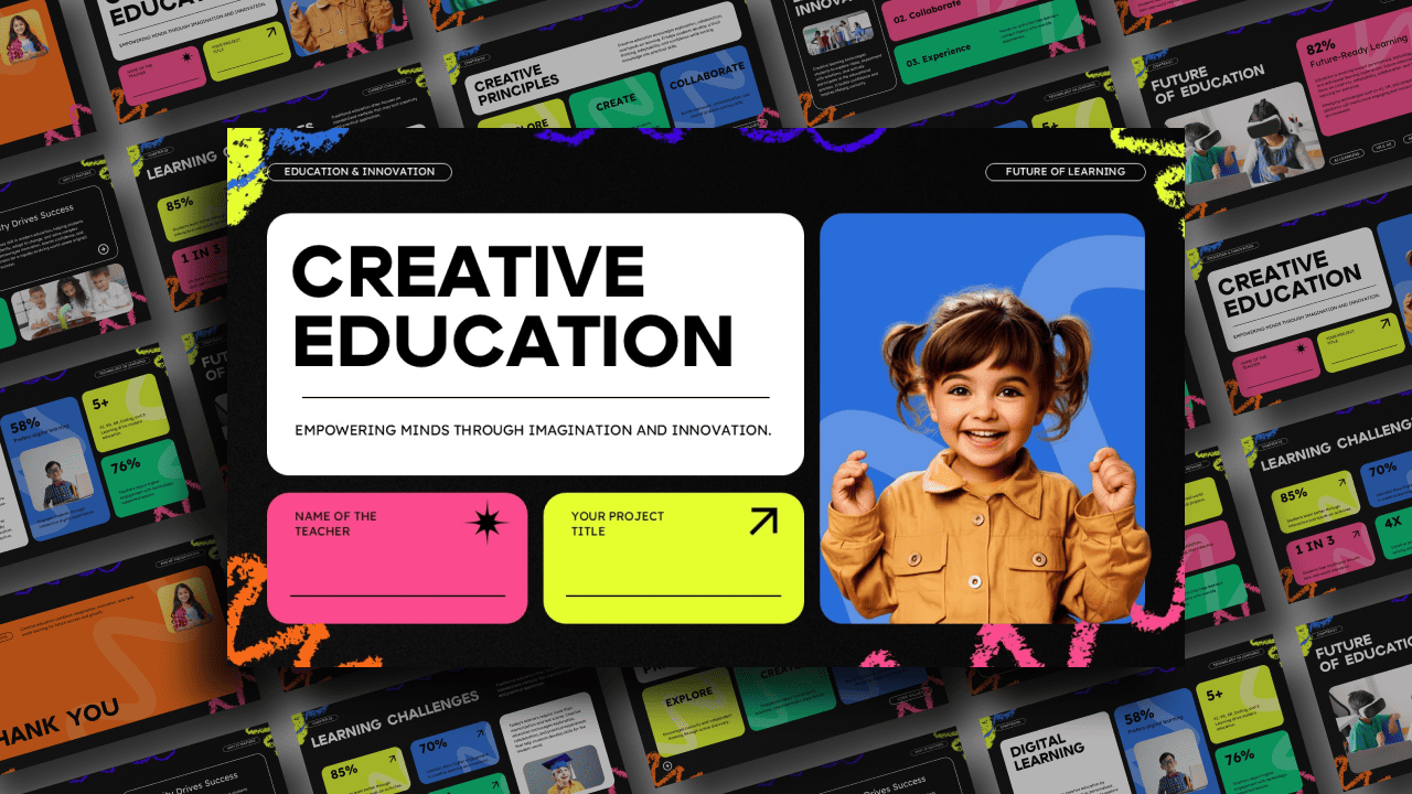 Creative Education PowerPoint & Google Slides Template Preview