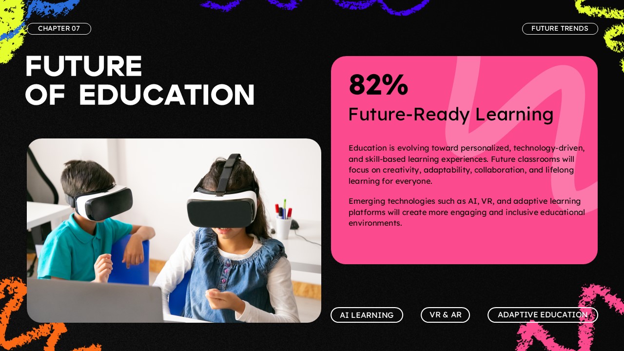 Creative Education Template - Thank You Closing Slide