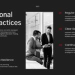 Operational Best Practices Template - Three resilience pillars layout