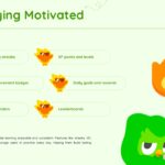 Duolingo Template - Skills slide to present the top language competencies learners develop on the platform