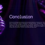 Ethics of Artificial Intelligence Thank You Template – minimalist closing slide with light beam and tagline for a better AI future