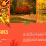Happy Fall Season Template - Human connection slide to present emotional and lifestyle themes of the autumn season