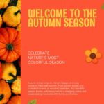 Happy Fall Season Template - Content slide to present the changing colors of autumn foliage with before-and-after photos