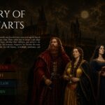 Harry Potter Four Houses Template - 2x2 grid layout with Gryffindor, Hufflepuff, Ravenclaw, Slytherin colored panels