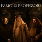 Hogwarts Subjects Curriculum Template - 8-cell numbered grid listing Potions, Charms, Herbology, and five more subjects