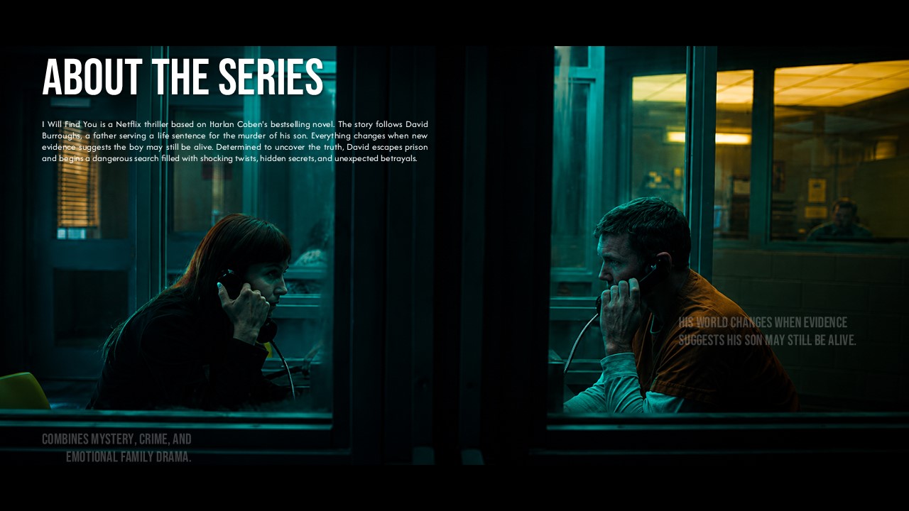 I Will Find You Netflix Template - plot summary slide