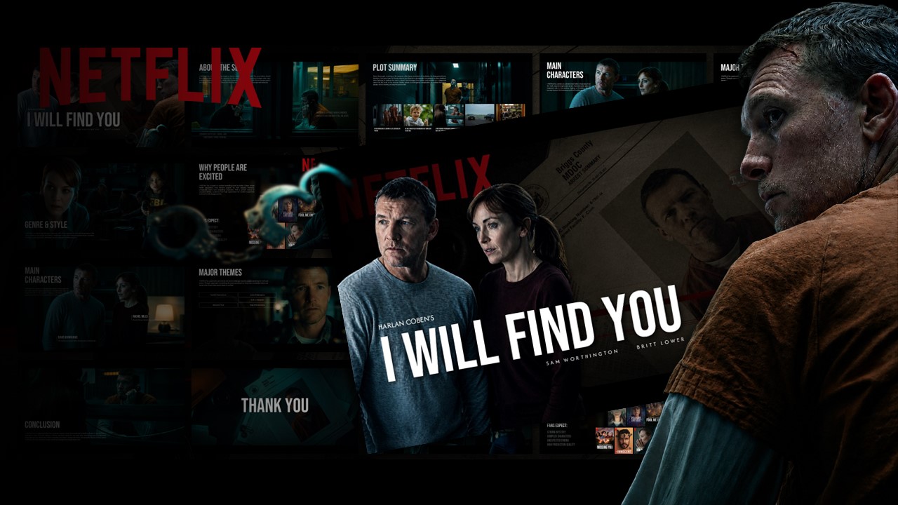I Will Find You Netflix Series Template - cover slide