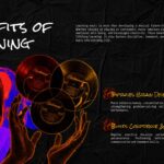 International Music Day Famous Instruments Template - Five instrument family categories with copper illustration and gold classification headers