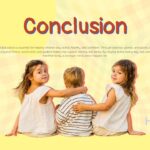 Kids PE Template – Conclusion summary slide with Stay Active message